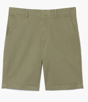Nordstrom Boy's 16 Khaki Green Bermuda Chino Flat Front Shorts D24-10